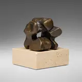 Henry Moore, Maquette for Stone Memorial No. 2, bronze
