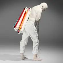 Bernardí Roig, Colored Light Exercises, 2003, polyester resin, fluorescent lights