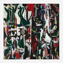 Nanno de Groot, Figure Fantasy, c. 1951, oil on canvas