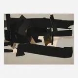 Perle Fine, Study for Equation, c. 1960-61, mixed media collage on canvas