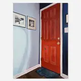 Serena Stevens, Red Door, 2020, oil on canvas