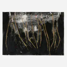 Anselm Kiefer, Die Meistersinger, 1981, oil and straw collaged to gelatin silver print