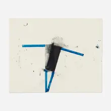 Untitled by Joel Shapiro, 1983, charcoal and ink on paper, sold Sep 2025