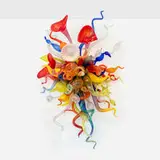 Confetti Sconce by Dale Chihuly, 1998, hand-blown glass, sold Sep 2025
