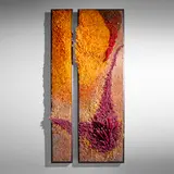 Shayna Leib, Benguela (from the Aquatic Currents series), c. 2008, hot-worked glass in artist-made frames