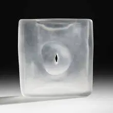 T2 by Laura de Santillana, 1999, hand-blown and compressed glass, sold Sep 2025