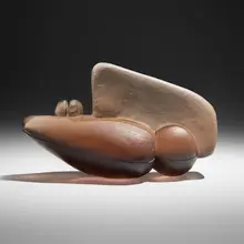 Ann Wolff, Face, 1995, cast glass