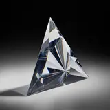 Christopher Ries, Point of View, c. 1999, cut, ground, and polished optical crystal