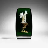 Paul Stankard, Indian Pipe Cloistered Botanical With Root Spirits