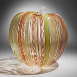 Joey Kirkpatrick and Flora C. Mace, Zanfirico Apple, c. 1998, hand-blown glass