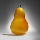 Joey Kirkpatrick and Flora C. Mace, Pear, 2000, hand-blown glass with crushed glass powders