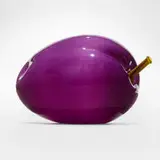 Joey Kirkpatrick and Flora C. Mace, Plum, 2000, hand-blown glass with crushed glass powders
