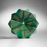 Richard Royal, Leopard Skin Scroll (from the Geometric series), 2014, hand-blown glass