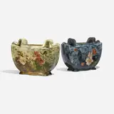 Haviland & Co., Vases with flower blossoms, set of two