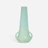 Artus Van Briggle for Van Briggle Pottery, Tall and Early vase with irises