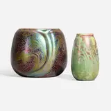 Jacques Sicard for Weller Pottery, Vases, set of two