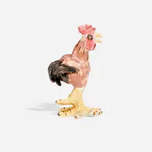 Overbeck Pottery, Grotesque rooster with oversized feet