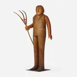 Louise Kruger, Untitled (Man), carved wood