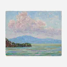 Harry Leslie Hoffman, Galapagos No. 7, oil on paperboard