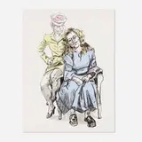 Paula Rego, Mother and Daughter, 1997, screenprint in colors