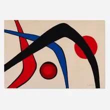 Trois arches by Alexander Calder, 1974, lithograph in colors, sold Apr 2024