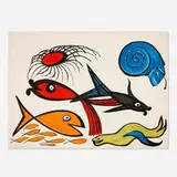 Alexander Calder, Seal (from the Our Unfinished Revolution portfolio), 1976, lithograph in colors on Arches