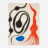 Alexander Calder, Octopus (from the Our Unfinished Revolution portfolio), 1976, lithograph in colors on Arches