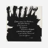 everyman by Corita Kent, 1976, screenprint, sold Apr 2024