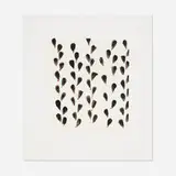 Donald Sultan, Wallflowers 33 (from the Wallflowers series), 2008, screenprint in colors
