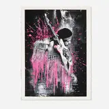 Thierry Guetta, Hendrix (Pink), 2015, screenprint in colors