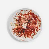 Vik Muniz, Medusa Marinara (from the Peter Norton Christmas Project), 1999, glazed earthenware