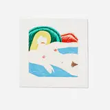 Tom Wesselmann, Shiny Nude (from the Rubber Stamp portfolio), screenprint in colors on Kromekote paper
