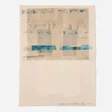 Robert Rauschenberg, Arcade, 1975, offset lithograph in colors with collage