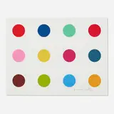 Damien Hirst, Methionine (from the from 12 Woodcut Spots portfolio)