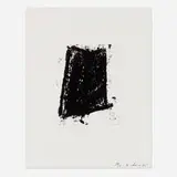Richard Serra, Sketch 5 (from the Sketches series), lithograph on Arches Cover