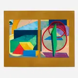 Al Held, Out and In, 1987, aquatint in colors
