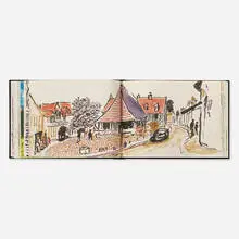 220 for 2020 by David Hockney, 2020, hardcover-bound in two volumes in clamshell case, sold Apr 2024
