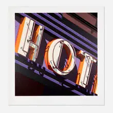 Robert Cottingham, Hot, 2009, screenprint in colors