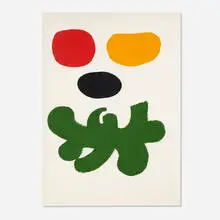 Levitation by Adolph Gottlieb, 1969, screenprint in colors, sold Apr 2024
