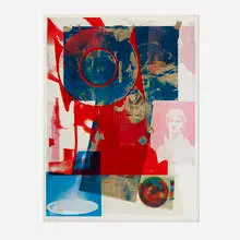 Robert Rauschenberg, Local Quarry One, 1968, offset lithograph in colors
