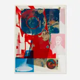 Robert Rauschenberg, Local Quarry One, 1968, offset lithograph in colors