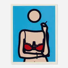 Ruth with Cigarette 4 by Julian Opie, 2005, lambda print on Fujicolour digital archival, sold Apr 2024