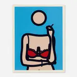 Ruth with Cigarette 4 by Julian Opie, 2005, lambda print on Fujicolour digital archival, sold Apr 2024