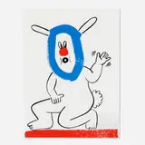 Keith Haring, Plate 18 (from The Story of Red and Blue portfolio)