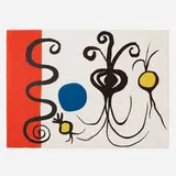Alexander Calder, Trois oignons, 1965, lithograph in colors