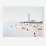 Massimo Vitali, Piombino Jump (from A Portfolio of Figures and Landscapes), 2006, offset lithograph in colors