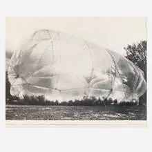 Untitled (from the Monuments: Portfolio with Ten Prints and One Sculpture) by Christo, 1968, offset lithograph, sold Apr 2024