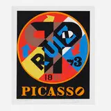 Robert Indiana, Picasso (from The American Dream portfolio), 1997, screenprint in colors