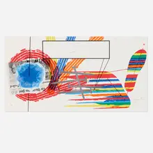 Near, Far by James Rosenquist, 1975, lithograph in colors, sold Apr 2024