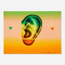 Ed Paschke, Ear, 1997, oil on canvas